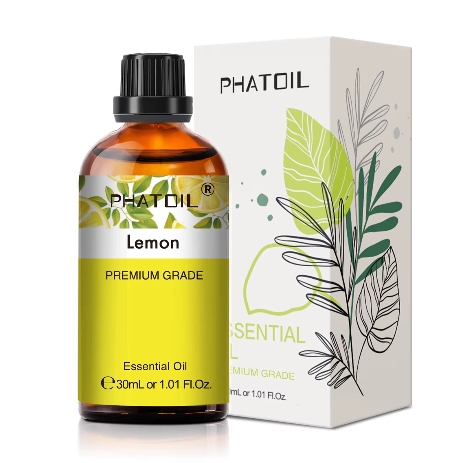1PCS Aromatherapy Essential Oil 30Ml Lemon Eucalyptus Lavender Bergamot Jasmine Juniper Rose Vanilla Aroma Essential Oil